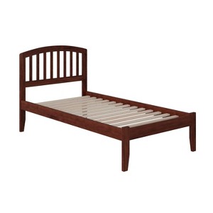 Platform Bed - Sleek Bowed Design & Sturdy Slats for Bedroom - 1 of 4