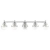 Livex Lighting Oldwick 5 - Light Vanity in  Polished Chrome - 4 of 4