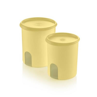 Tupperware 4pc (set of 2) Store and See Food Storage Canister Set
