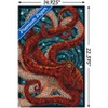Trends International Lantern Press - Yachats, Oregon, Octopus Mosaic Unframed Wall Poster Prints - 3 of 4