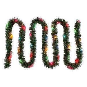 Kurt Adler 18-Inch Pre-Lit Multicolor Incandescent Green Garland - 1 of 1