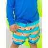 RuggedButts Boys UPF50+ Sun Protected Dolphin Hem Swim Trunks - 3 of 4