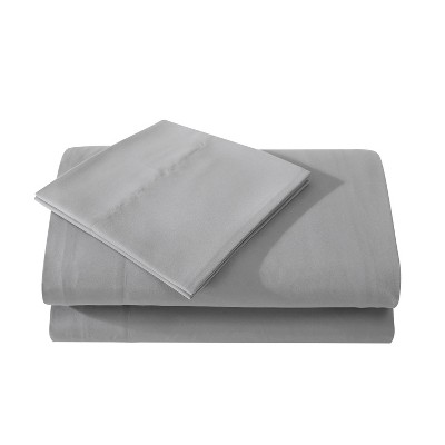 Full Gray Deep Pocket Microfiber Sheet Set