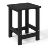 WestinTrends Malibu Kids Outdoor Patio Furniture HDPE Adirondack Square Side Table - 4 of 4