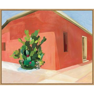Amanti Art 28" x 23" Tuscan Valley I by Aimee Wilson Framed Canvas Wall Art Print: Modern Style, Polystyrene Frame - 1 of 4