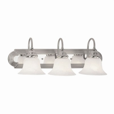 Livex Lighting Belmont 3 - Light Vanity in  Brushed Nickel