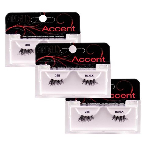 Ardell Professional Accent Lashes - 318 Black (3-Pack) - image 1 of 3