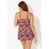 Swimsuits for All Women's Loop Strap Two-Piece Swimdress (Plus Sizes Available) - 3 of 4