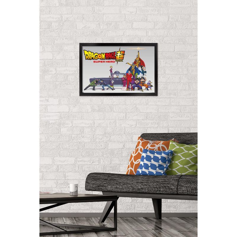 Trends International Dragon Ball Super: Super Hero - Key Art Framed Wall Poster Prints, 2 of 7