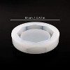 JDICTION 2 Pieces Resin Ashtray Molds - Silicone Molds with Square & Rhombus-Round Designs for DIY Resin Casting Handcrafts - 2 of 4
