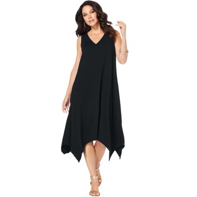 Roaman's Women's Plus Size Sleeveless Swing Dress