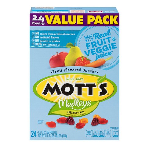 Mott's Fruit Flavored Snacks - Pack Of 24 : Target