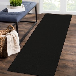 Area Rugs Living Room Machine Washable Modern Solid Accent Rug Low Pile Non-Slip Carpet for Dining Room Office - 1 of 4