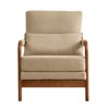 NicBex Accent Chair Modern Armchair with Solid Wood Frame Upholstered Lounge Chair for Reading Room, Bedroom - 3 of 4