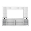 NicBex Minimalist Entertainment Wall Unit Set with Bridge TV Stand with Adjustable Shelves Media Console with Ample Storage for Living Room - 3 of 4