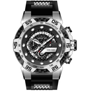 Invicta 36597 Men's Speedway Chrono Black and Silver Strap Watch - 1 of 1