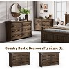 Dresser for Bedroom, Modern TV Cabinet for 55 inch TV with 8 Drawer, Closet Organizer & Clothes Storage, Easy Pull Handles - 4 of 4