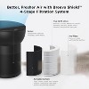TCL Breeva A2 Smart Air Purifier and Humidifier, Up to 882 Sq Ft, 4-Stage True HEPA (H13) Filter, Removes 99.97% of Dust, Bacteria, Odors, A215B Black - 3 of 4