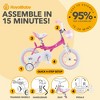 RoyalBaby Princess Girl Kids Bicycle with Kickstand - 3 of 4