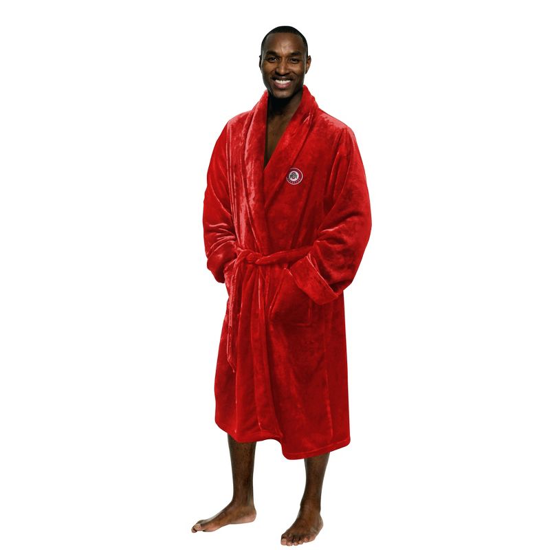 NCAA Ohio State Buckeyes Official Licensed Bathrobe by Sweet Home Collection, 2 of 7