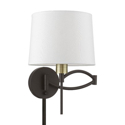 Livex Lighting 1 - Light Wall Light in  Bronze/Antique Brass