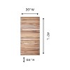 Nordic Teak 40" x 20" Natural Teak Shower and Bath String Mat - Beige - 3 of 4