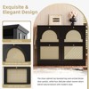 RISOKEYS Shoe Cabinet with 4 Rattan Doors - Ventilated & Anti-Tip Design for Entryway & Hallway - Easy Assembly for Family Home - 4 of 4