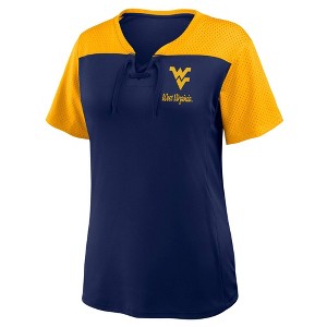 NCAA West Virginia Mountaineers Women's Fashion Jersey - 1 of 3