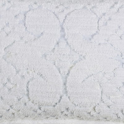 White Cotton Chenille Tufted Standard Sham