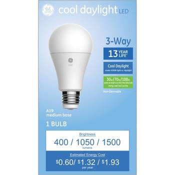 GE Cool Daylight 30/100 A19 LED Light Bulb
