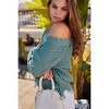 Women's Frayed V-Neck Sweater - Mainstrip - 3 of 4