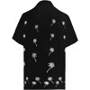 LA LEELA Men's Hawaiian Shirt Fashion Button Down Short Sleeves Holidays Aloha Party Casual Tops Summer Beaches Shirts for Mens - 2 of 4