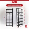 Origami 6 Tier Classic Stamped Steel Bookcase Organizer Storage Rack - 2 of 4