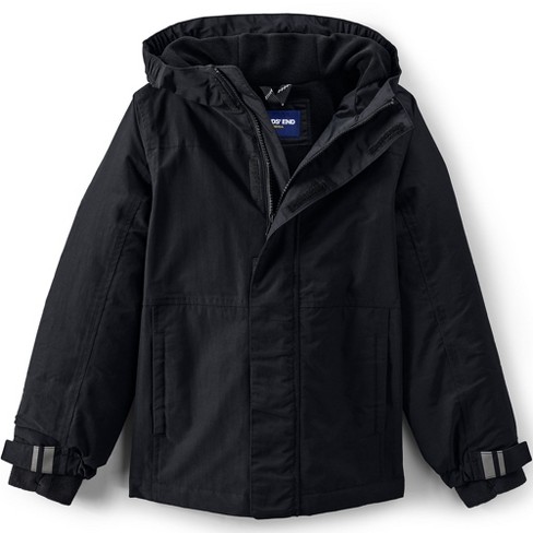 Lands' End Kids Squall Waterproof Insulated Winter Jacket - Medium - Black