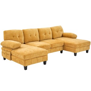 Dexmalle U-shaped Sectional Sofa with Dual Chaise Lounges - 1 of 4