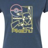 Women's - Pokémon - Neon Pikachu Fitted Graphic T-Shirt - 2 of 3