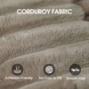 MAYEERTY 1-Seater Sofa Camel - Single Seat, Corduroy, No Assembly, Great for Corner/Small Apartment - 4 of 4