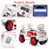 Kids Ride On Car, Powerful Ride-On Toy,Toddlers Electric Ride On Car with Radar Rocket Sound, Flash Lights, Ride on Toy for Kids - 3 of 4