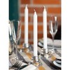 Taper Candles - Pack of 4, 10 inch, Unscented, Dinner & Table Candles - Slow Burning, Dripless & Smokeless - 3 of 4