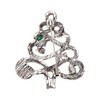 Unique Bargains Christmas Brooches Wreath Wind Chime Alloy Dripping Wax Multicolor 1.57"x2.17" 1 Pc - 4 of 4