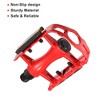 Unique Bargains Non Slip Pedals Platform Flat Bicycle Pedals 9/16'' for Road Bikes MTB Mountain Bikes Red 1 Pair - 2 of 4