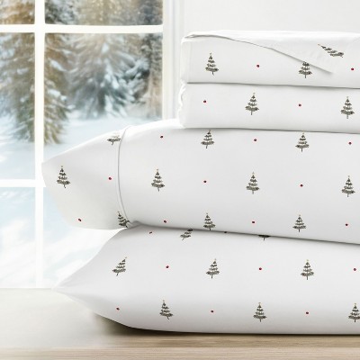Christmas Holiday Soft Comfy 4 Piece Bed Sheet Set, Winter Prints - Becky Cameron
