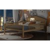 Full Size Wood Platform Bed with House-shaped Headboard - 4 of 4