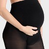 Opaque Maternity Tights - Isabel Maternity by Ingrid & Isabel™ Black - 3 of 3