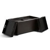 CAVINAS Faux Leather Storage Ottoman Bench,Upholstered Ottoman with 2 Flip Over Serving Trays for Living Room,Bedroom - 2 of 4