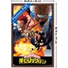 Trends International My Hero Academia: Season 7 - Endeavor vs AFO Key Art Framed Wall Poster Prints - 3 of 4