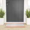 Sunshinecanteen Mesa Desert Pastel Stripes Looped Vinyl Welcome Mat - Society6 - 2 of 4
