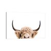 iCanvas Peeking Cow by Sisi and Seb Canvas Print Wall Art - 2 of 3