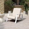 Christopher Knight Home Paloma Outdoor Acacia Wood Adirondack Design Club Chair with Cushion - 2 of 4