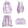 MKF Collection Cleo Clear PVC Backpack for Women Transparent Bag by Mia K - 3 of 4